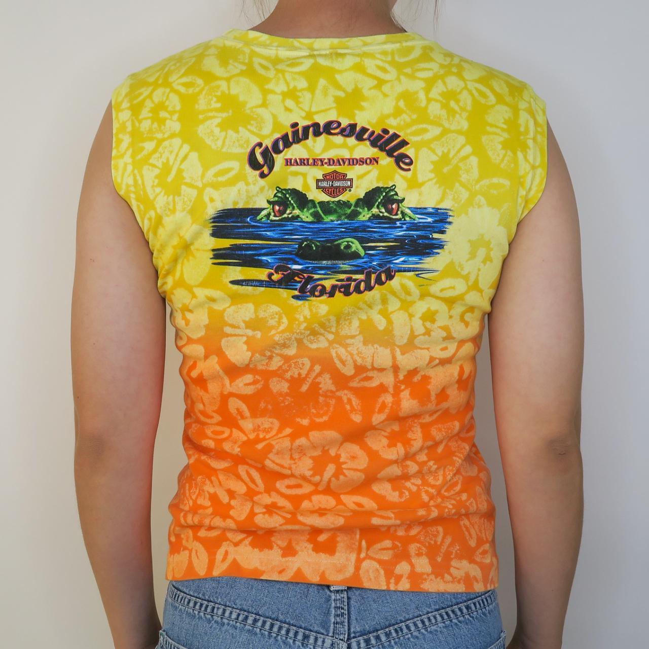Y2K Harley Davidson Tank Top Vintage double sided | Depop