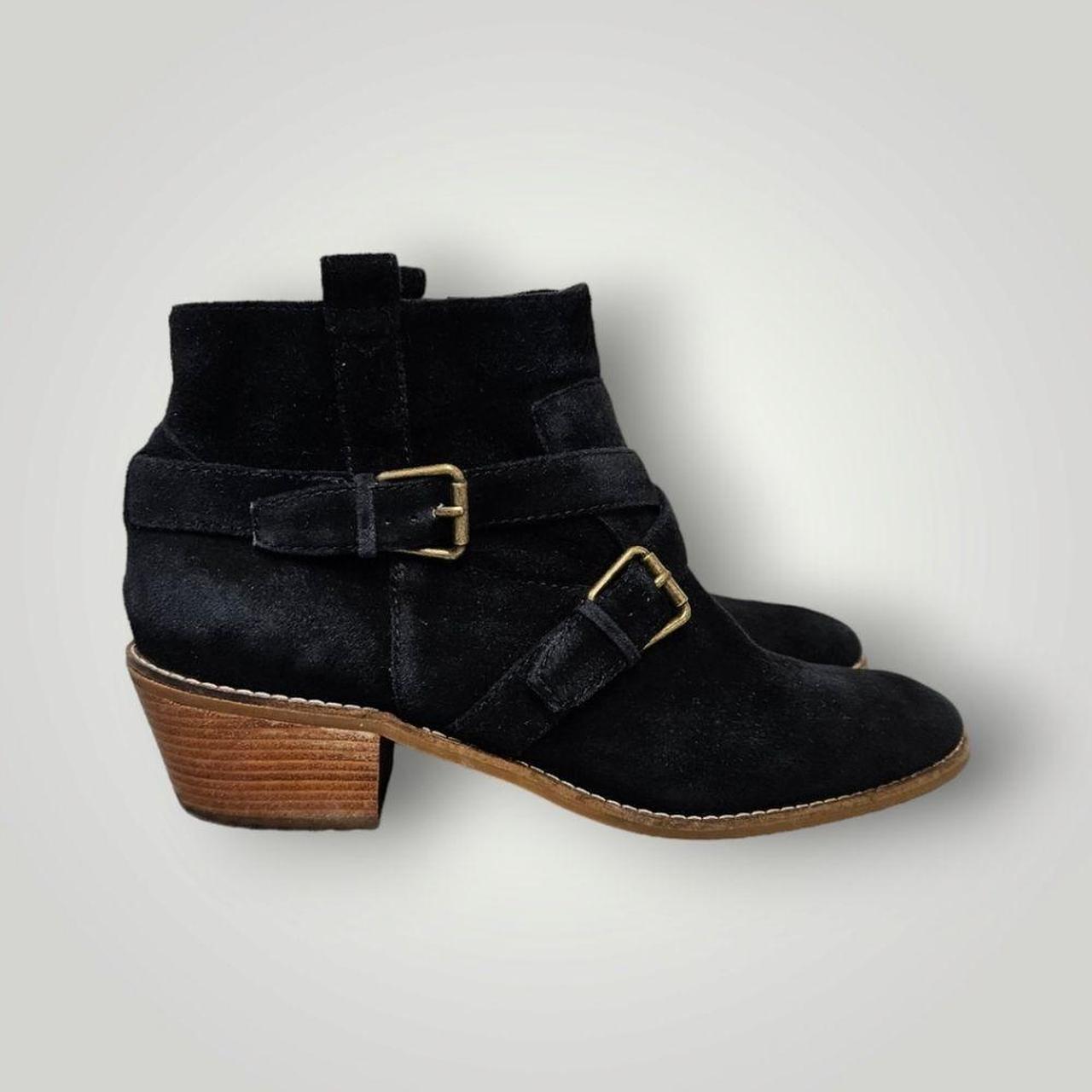 COLE Haan Shoes Womens 9B Black Suede Booties Ankle. Depop