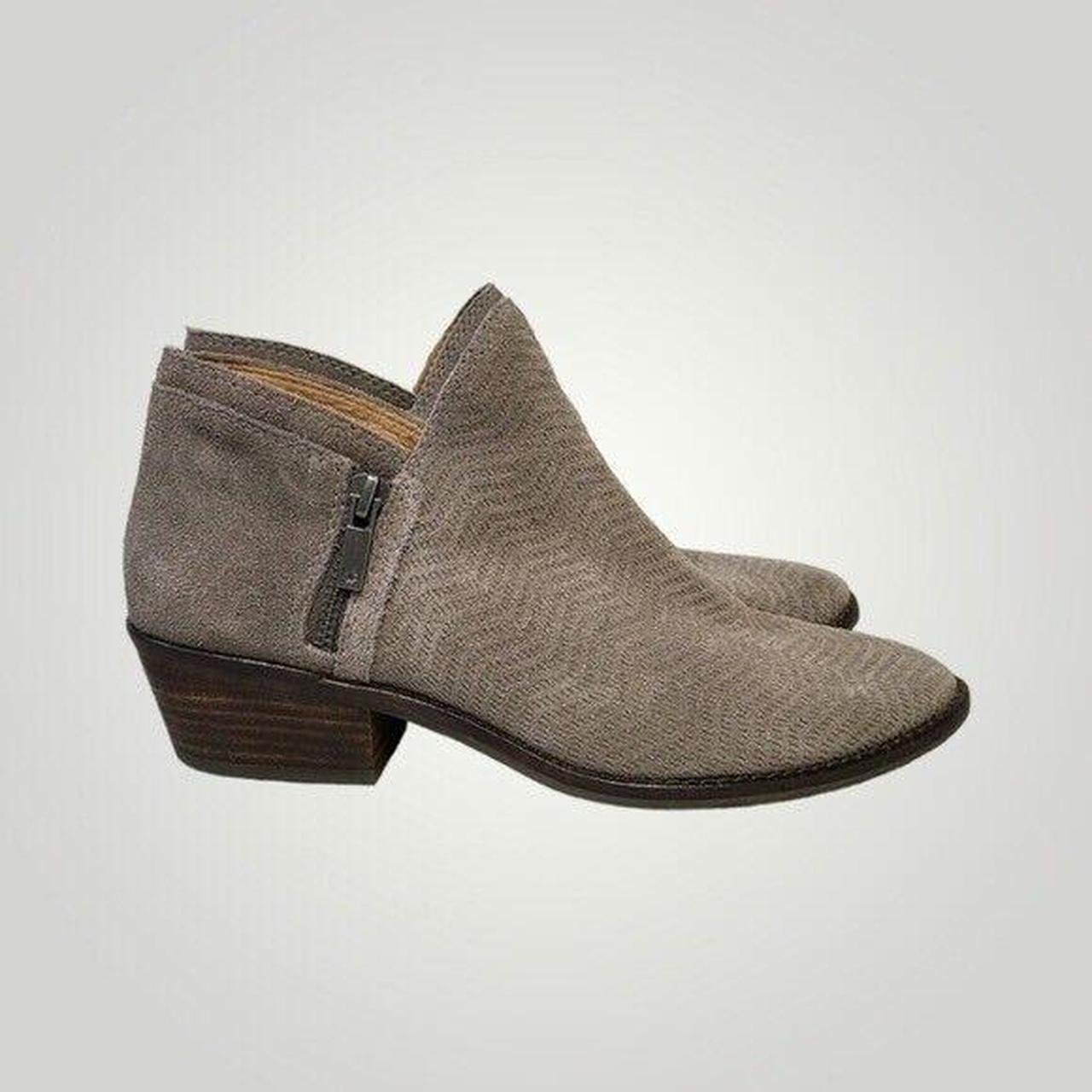 LUCKY Brand Shoes Womens 7.5M Grey Ankle Boots Shoes