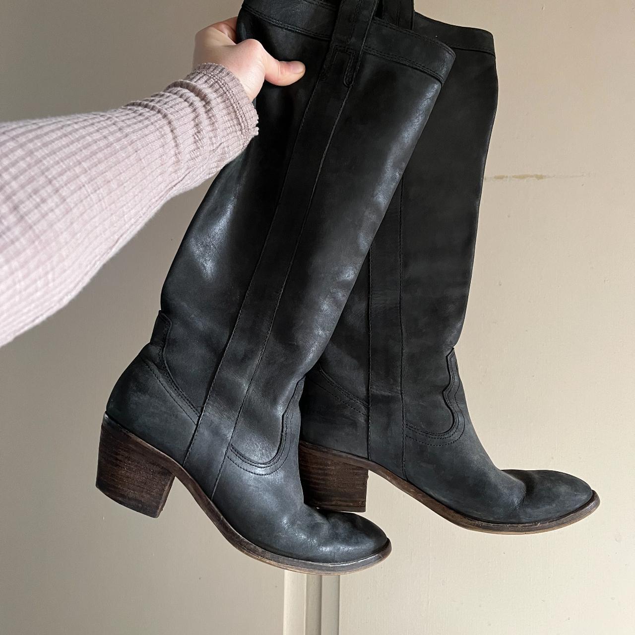 guess black combat boots
