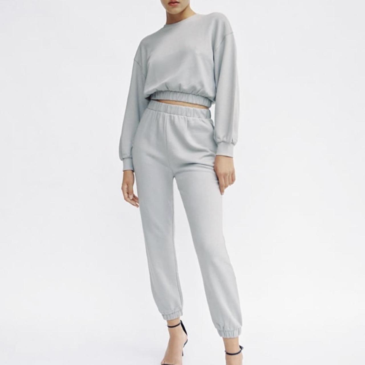 Zara Plush Jogging Pants size small worn a few... Depop