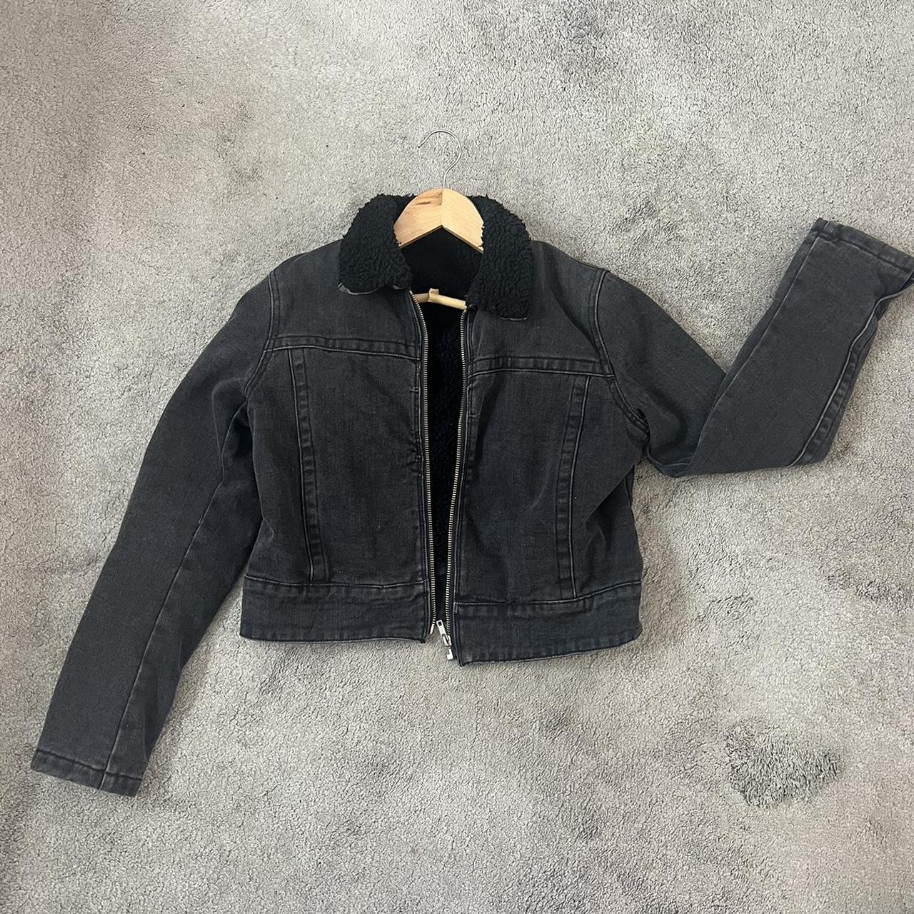 BRANDY BLACK DENIM JACKET one size open to offers... Depop