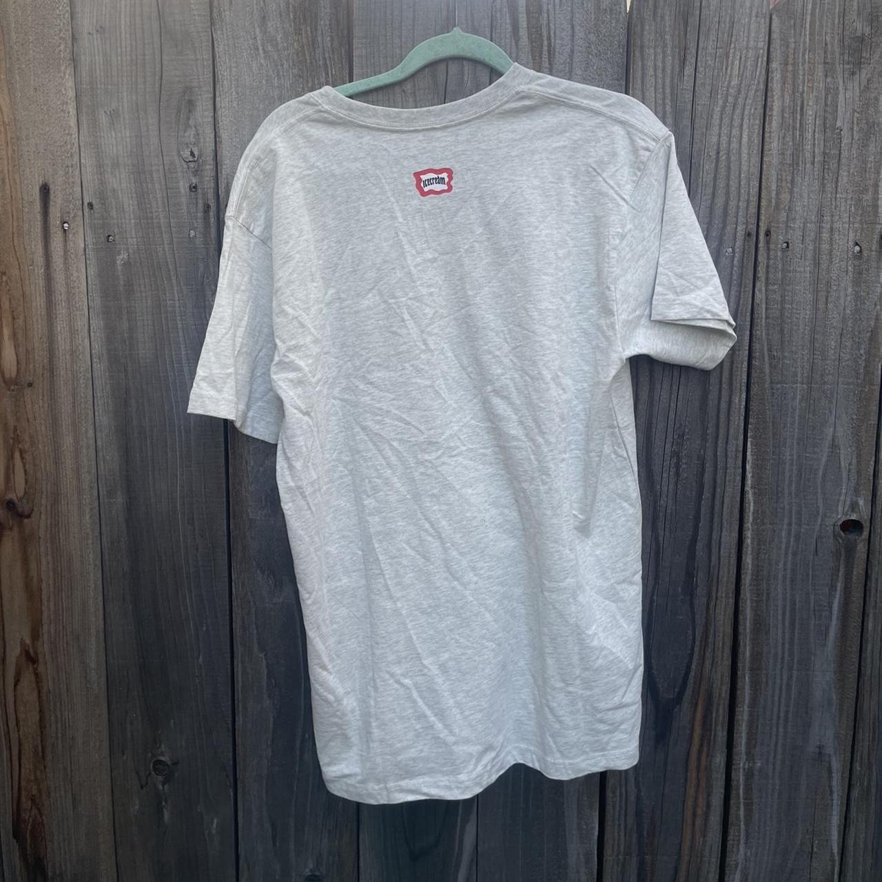 Ice Cream Pixelated Running Dog TShirt Size Large... Depop