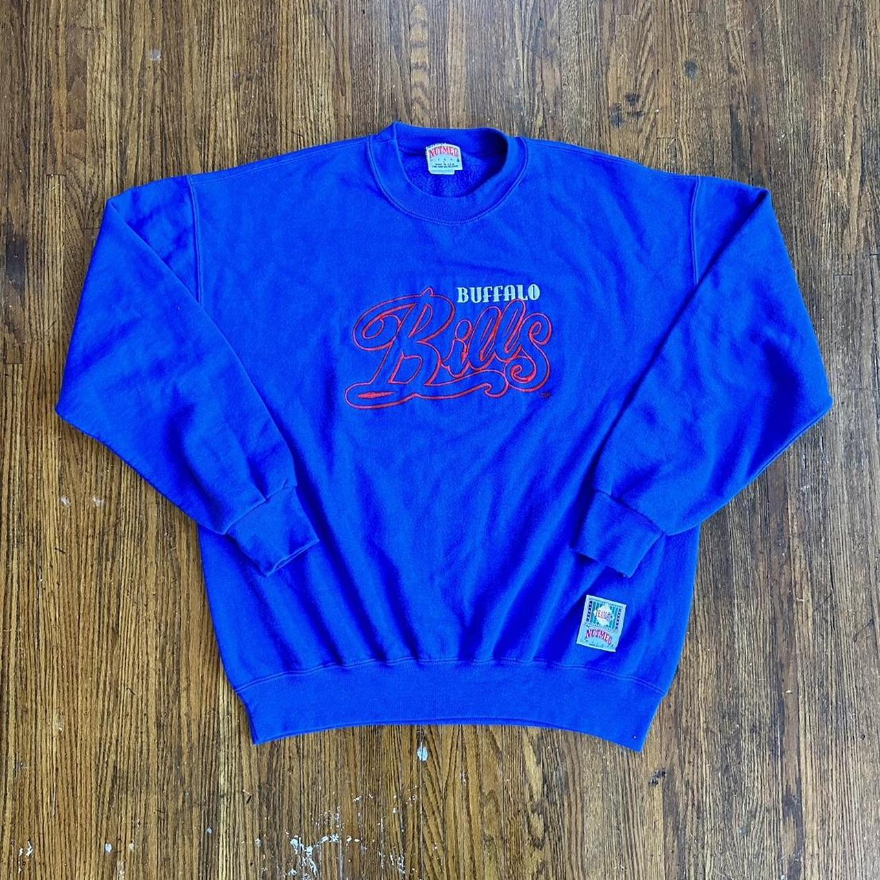 Vintage 90s Buffalo Bills Nutmeg Embroidered... - Depop