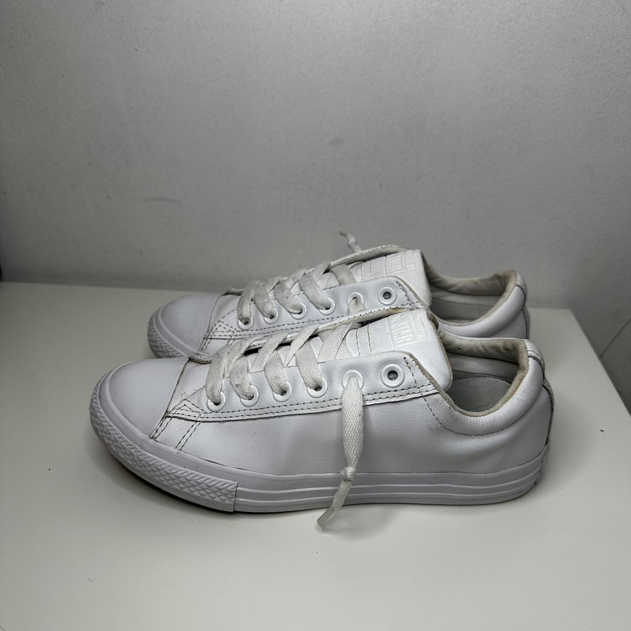 White leather converse clearance 4.5