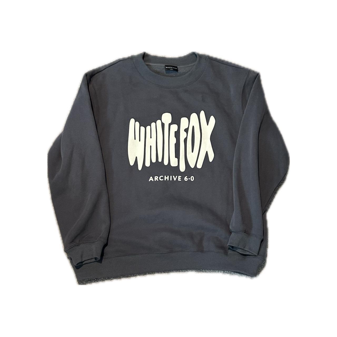 White fox sweatshirt - Depop