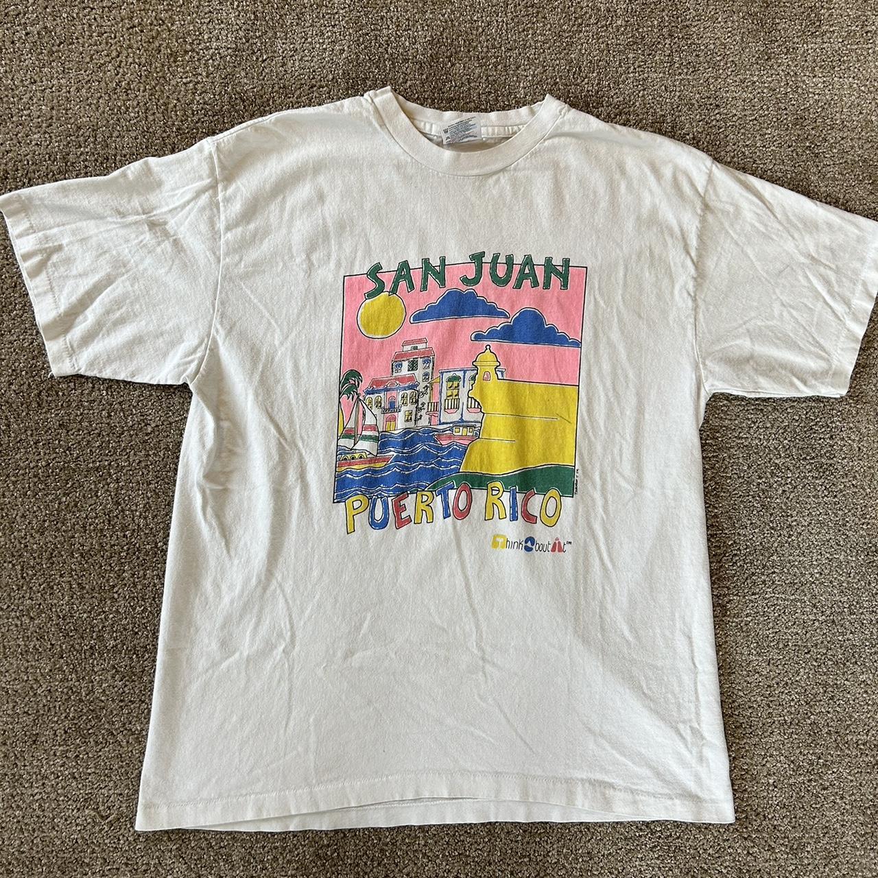 Vintage San Juan Puerto Rico t-shirt - size large... - Depop