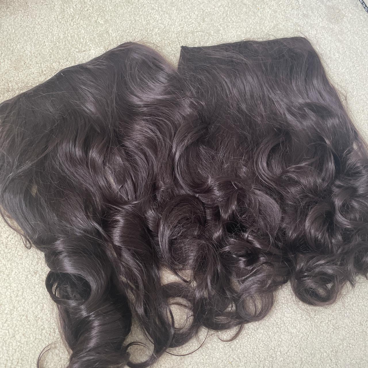 RIRI hair extensions never used 2 long sets, dark... Depop