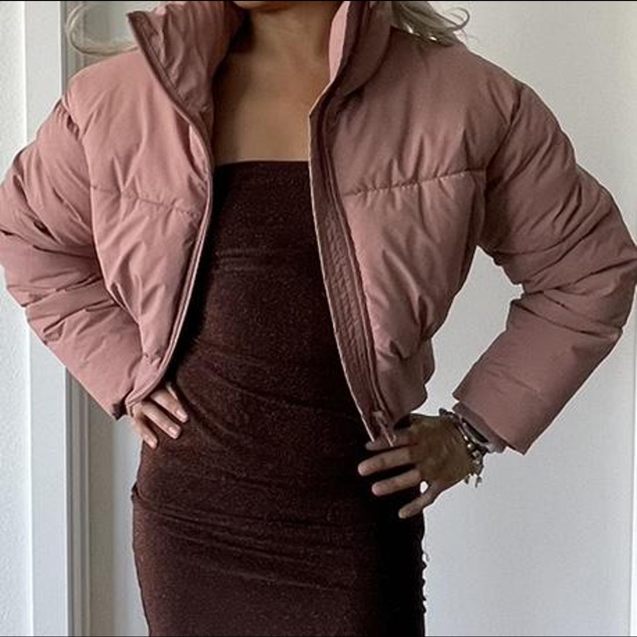 Zara Women's Pink Jacket Depop