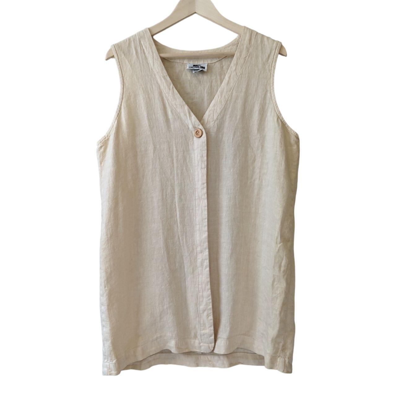 Linen Longline Blouse