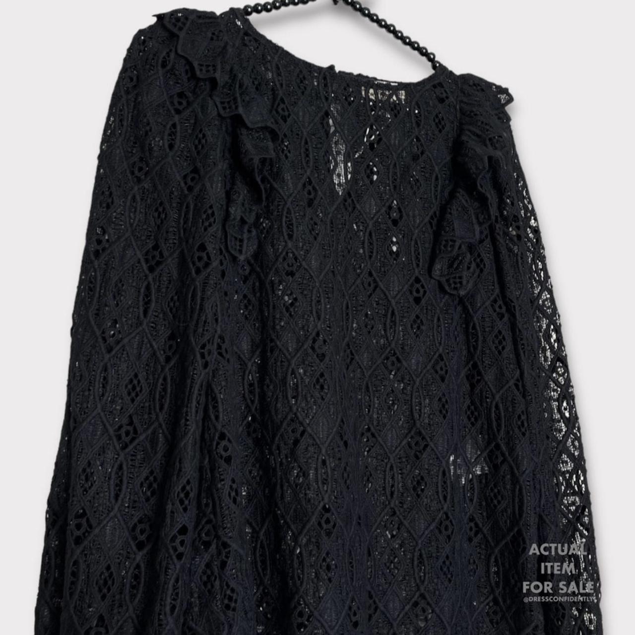 Sézane Women's Black Blouse (3)