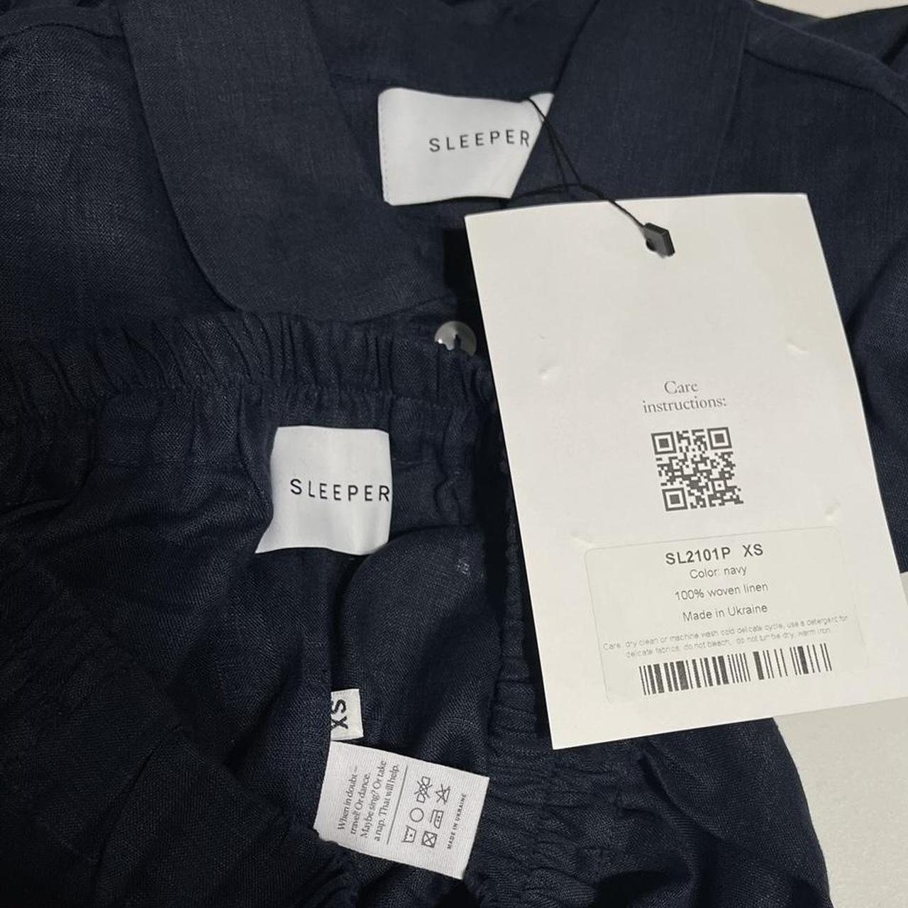 SLEEPER Rumba Linen Lounge Suit Navy New With... Depop
