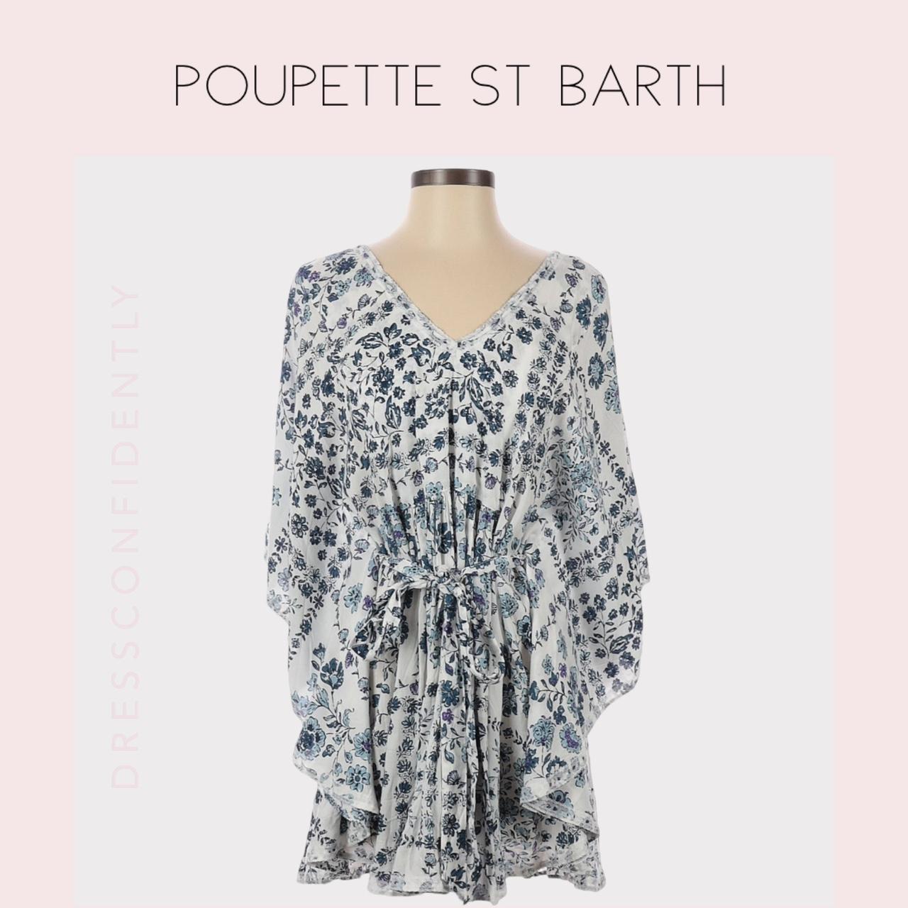 Poupette St Barth Women's Blue and White Dress