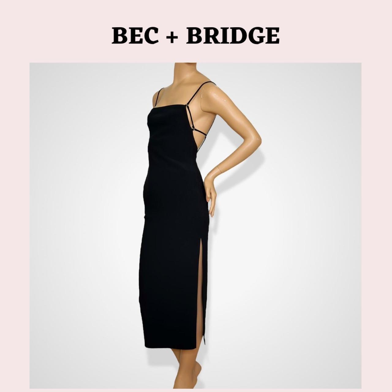 Bec and bridge hot sale black slip dress