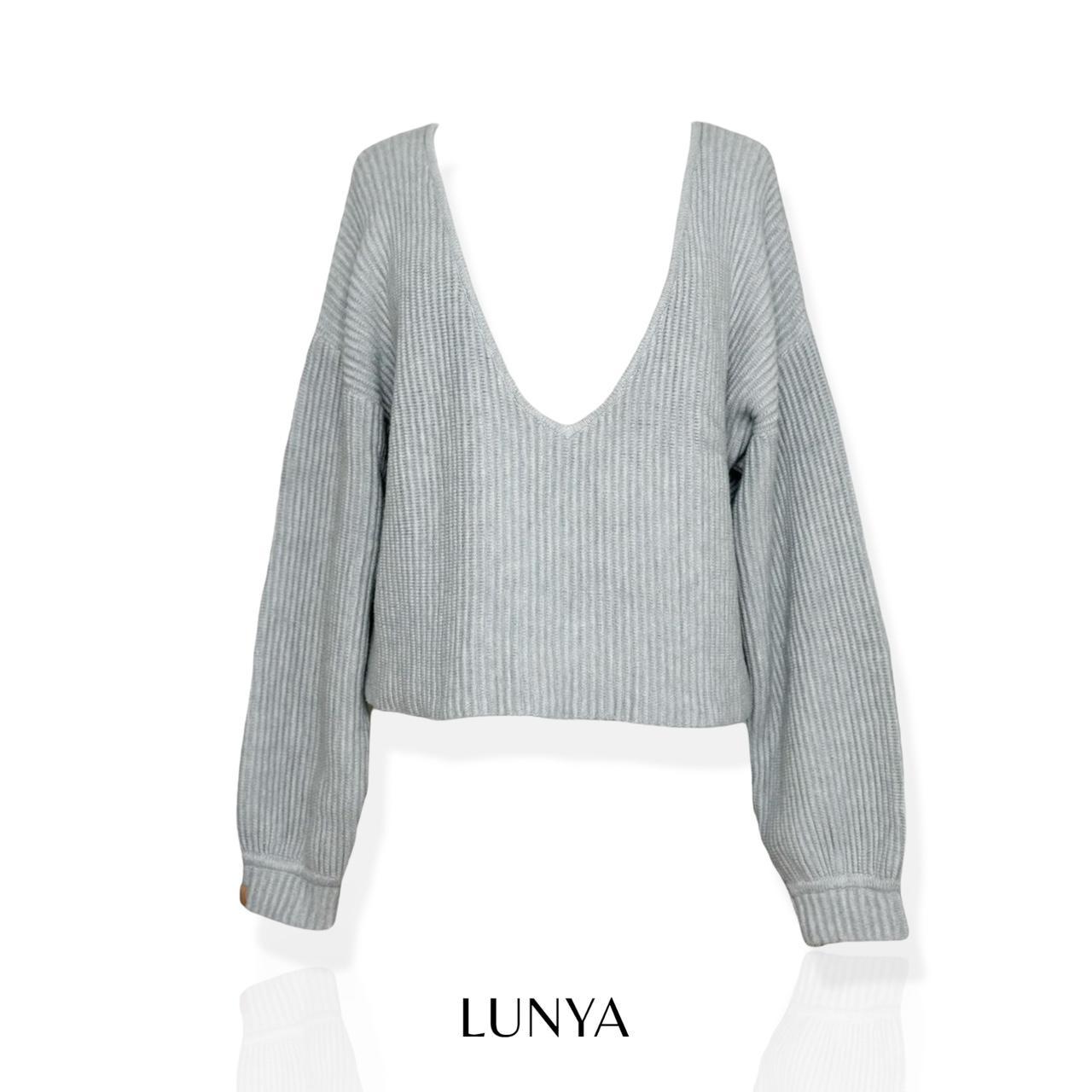 LUNYA Cozy Cotton Silk Reversible Pullover - Mellow - Depop