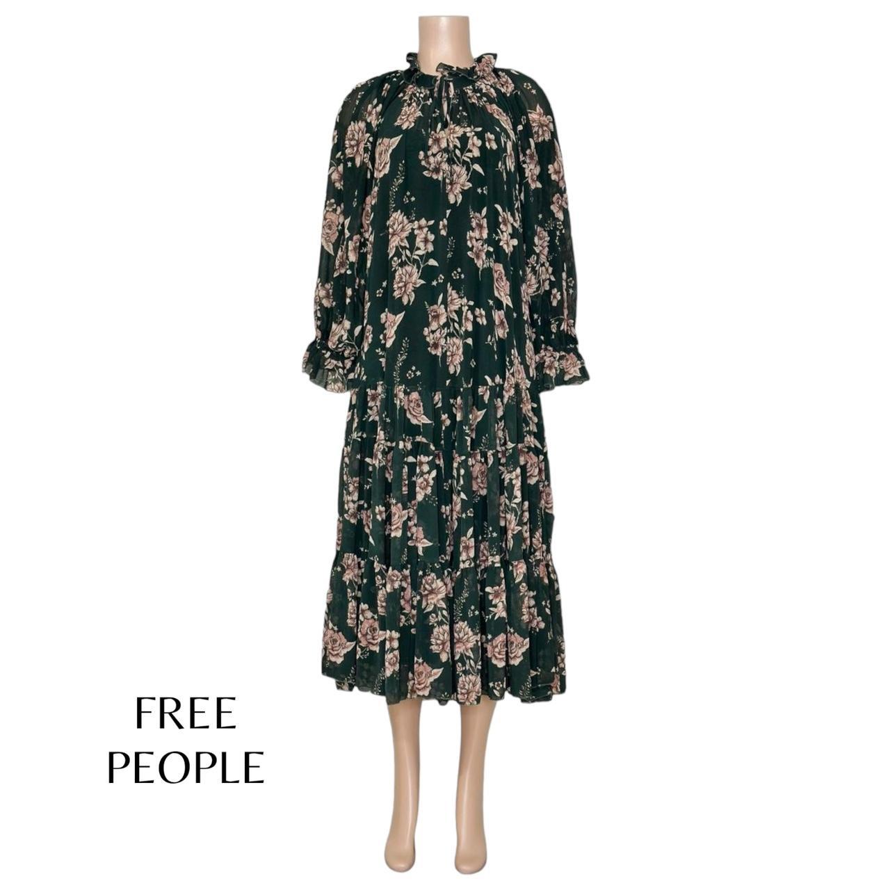 Outlet FREE PEOPLE Feeling Groovy Maxi Dress - Forest Combo