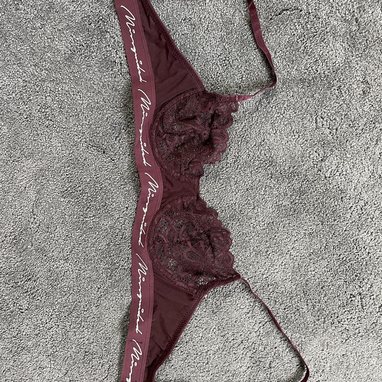 Missguided Lace Purple Bra Perfect Condition Never Depop