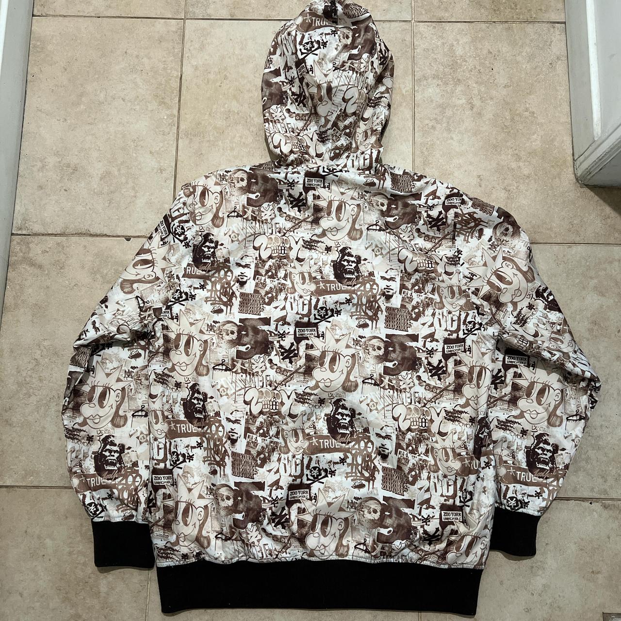 Sick Brown Y2K Designed Zoo York, New York City Zip | Depop Sick Brown Y2K Designed Zoo York, New York City Zip | Depop