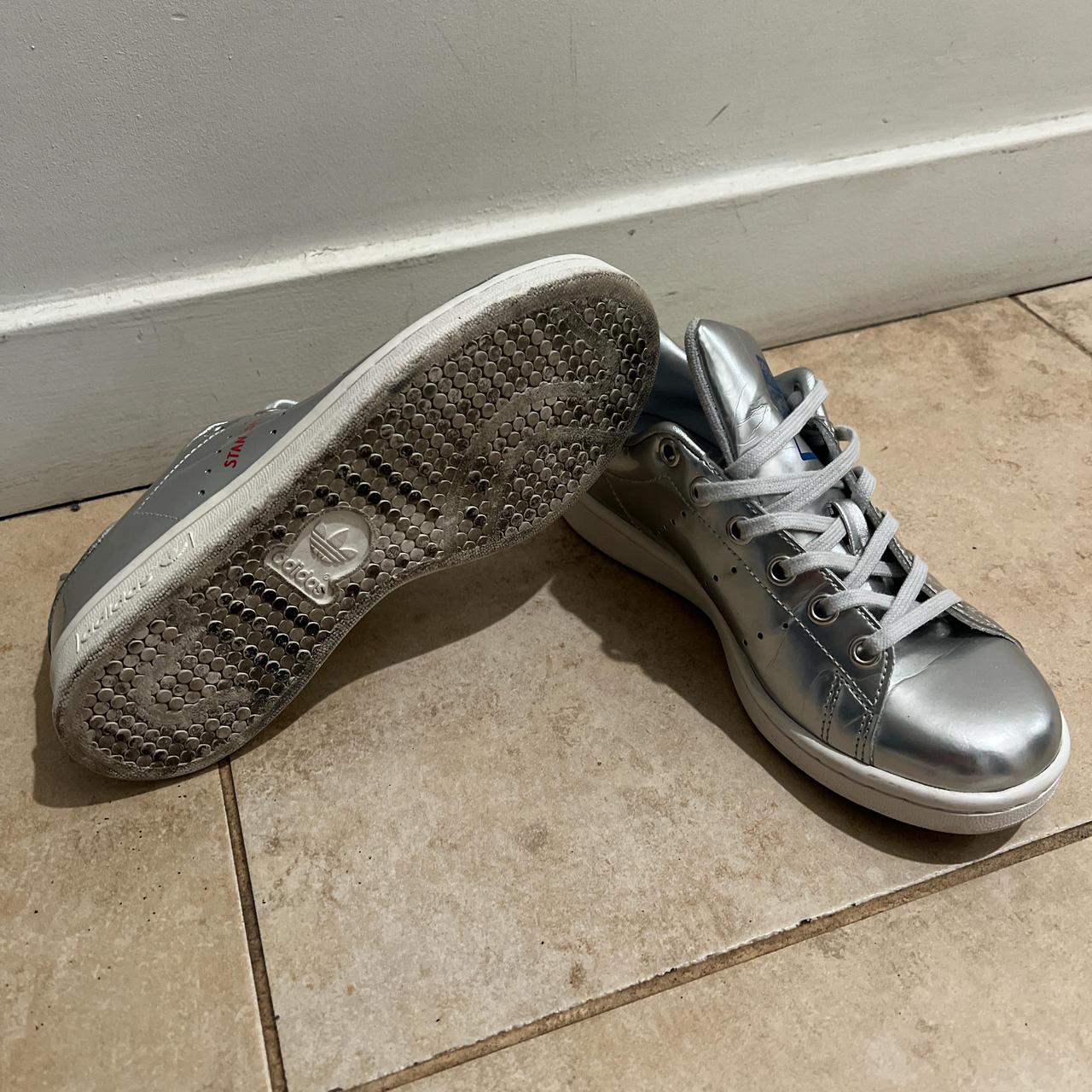 Stan smith silver metallic on sale