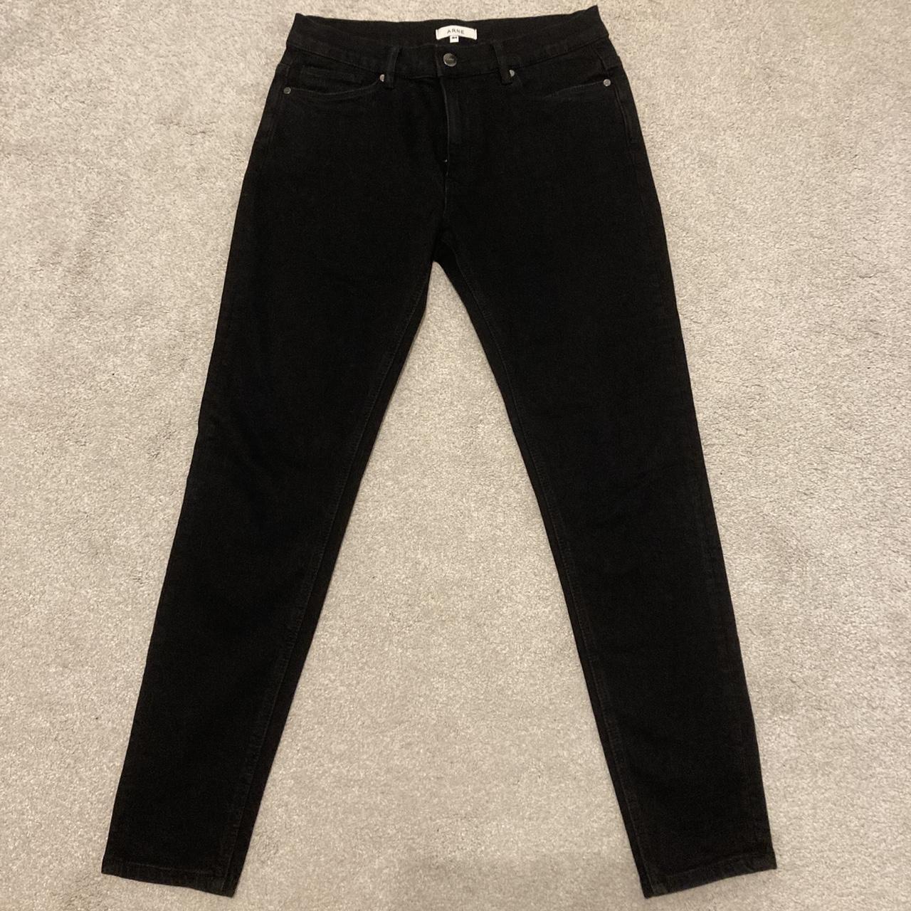 Arne black jeans 30 regular Worn once - Depop