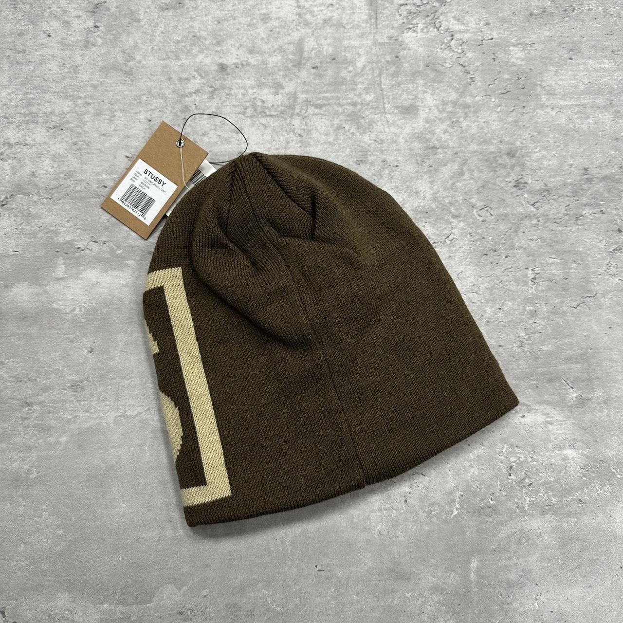 STUSSY SS LINK SKULL CAP BROWN-