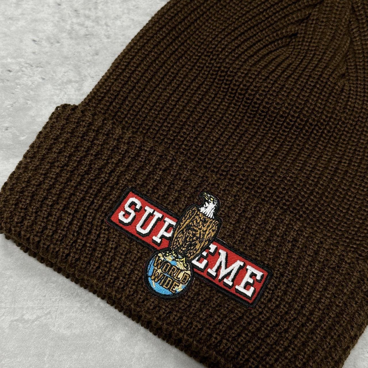 Supreme Eagle Beanie Brown $ beanie　２点 Supreme Eagle Beanie | eBay
