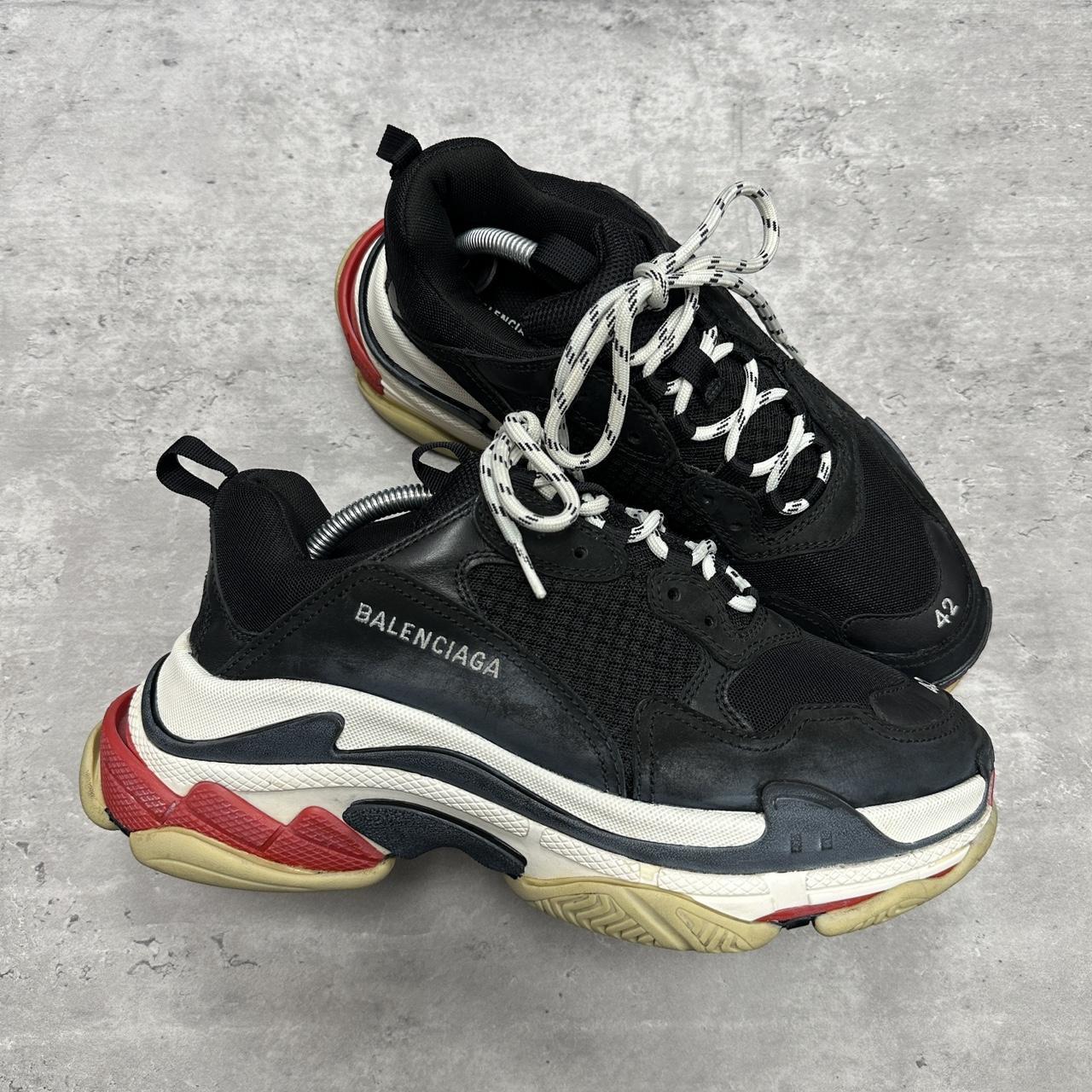 Balenciaga Triple S Bred Sneaker EU42 UK8 Depop