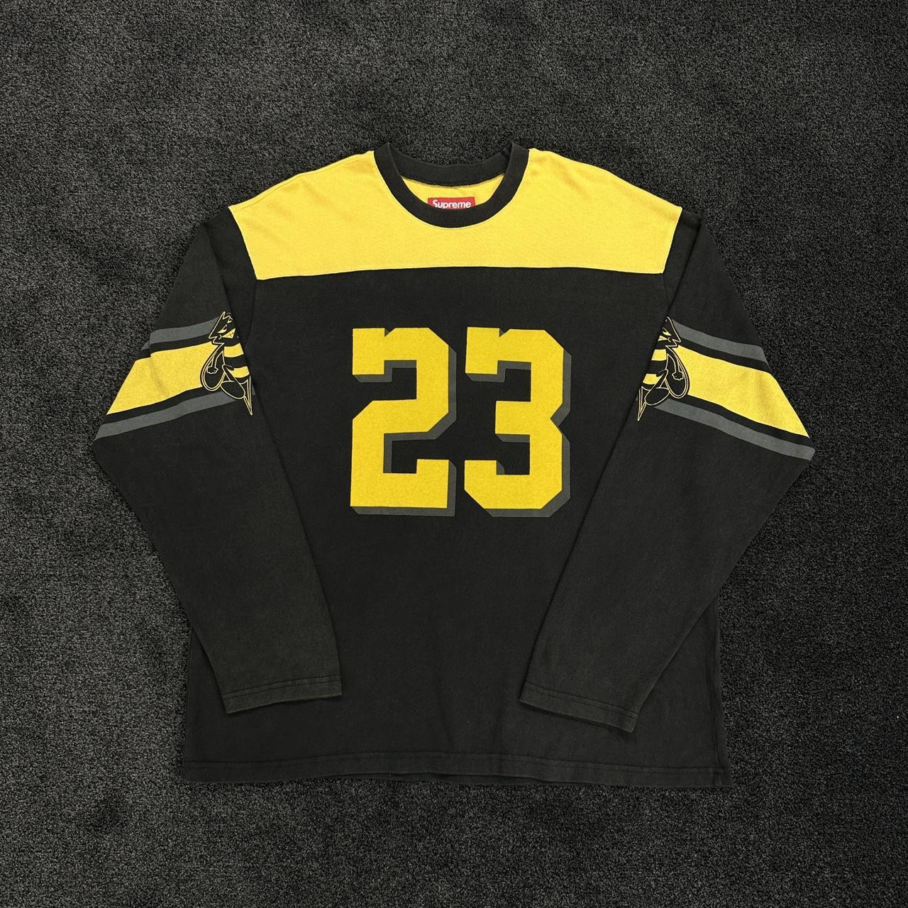 Jersey Black And Yellow Supreme Shirt Supreme Sudden Death