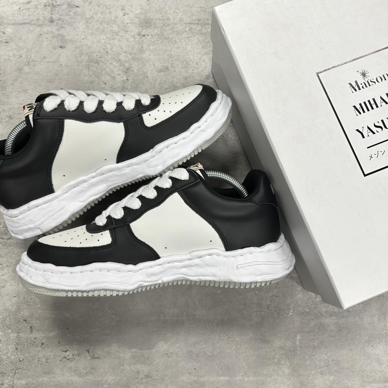 【hanagara】MAISON MIHARA YASUHIRO Maison Mihara Yasuhiro Hank Vintage Sneaker Black • | Depop