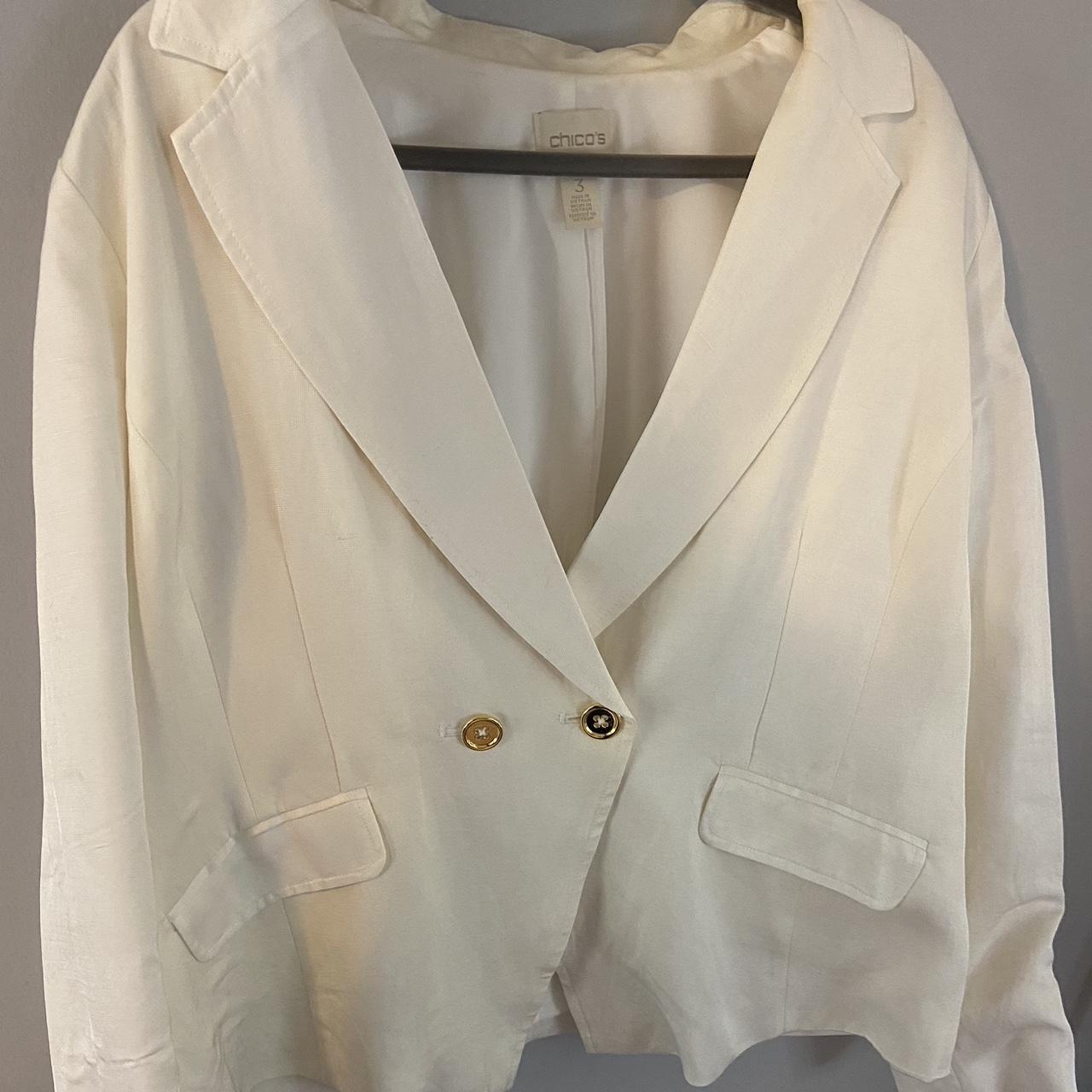 Chicos on sale white blazer