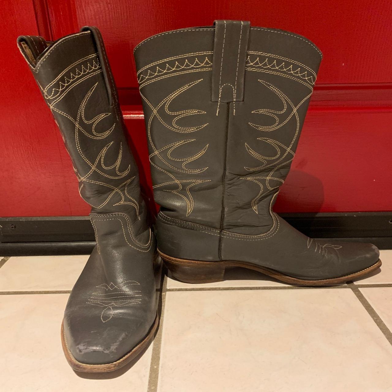 frye cowboy boots womens