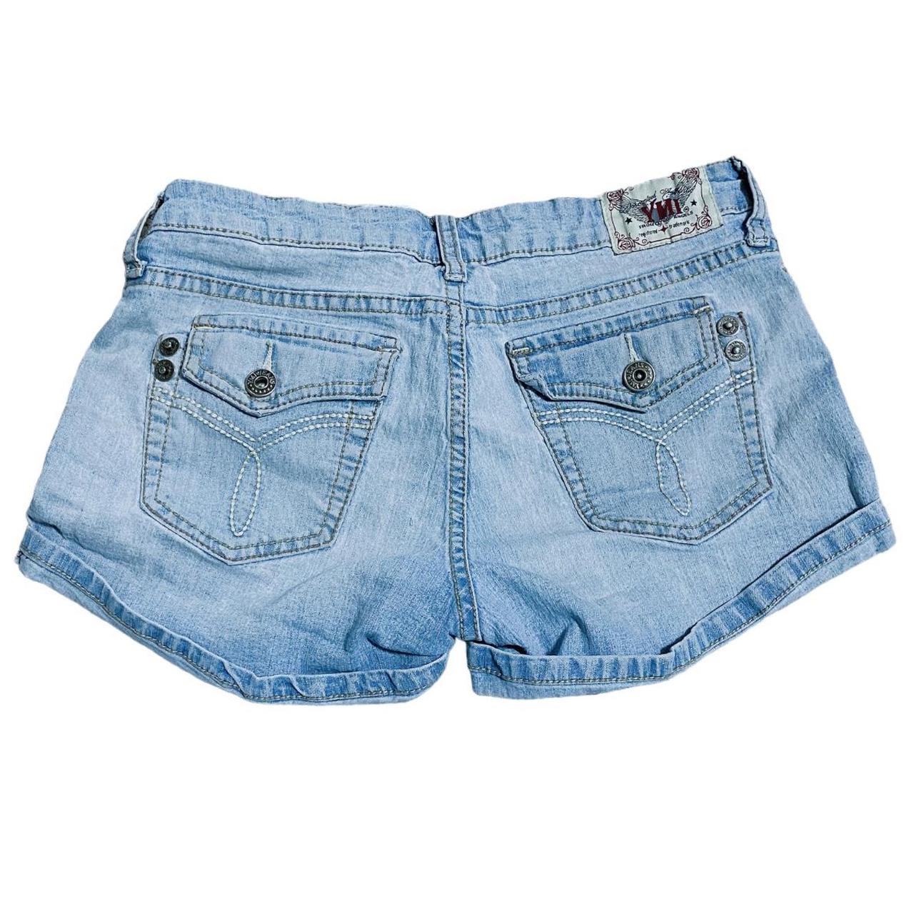 Y2K 2000s Light Wash YMI Denim Shorts Sz XS/S🎀♡ ♡... Depop