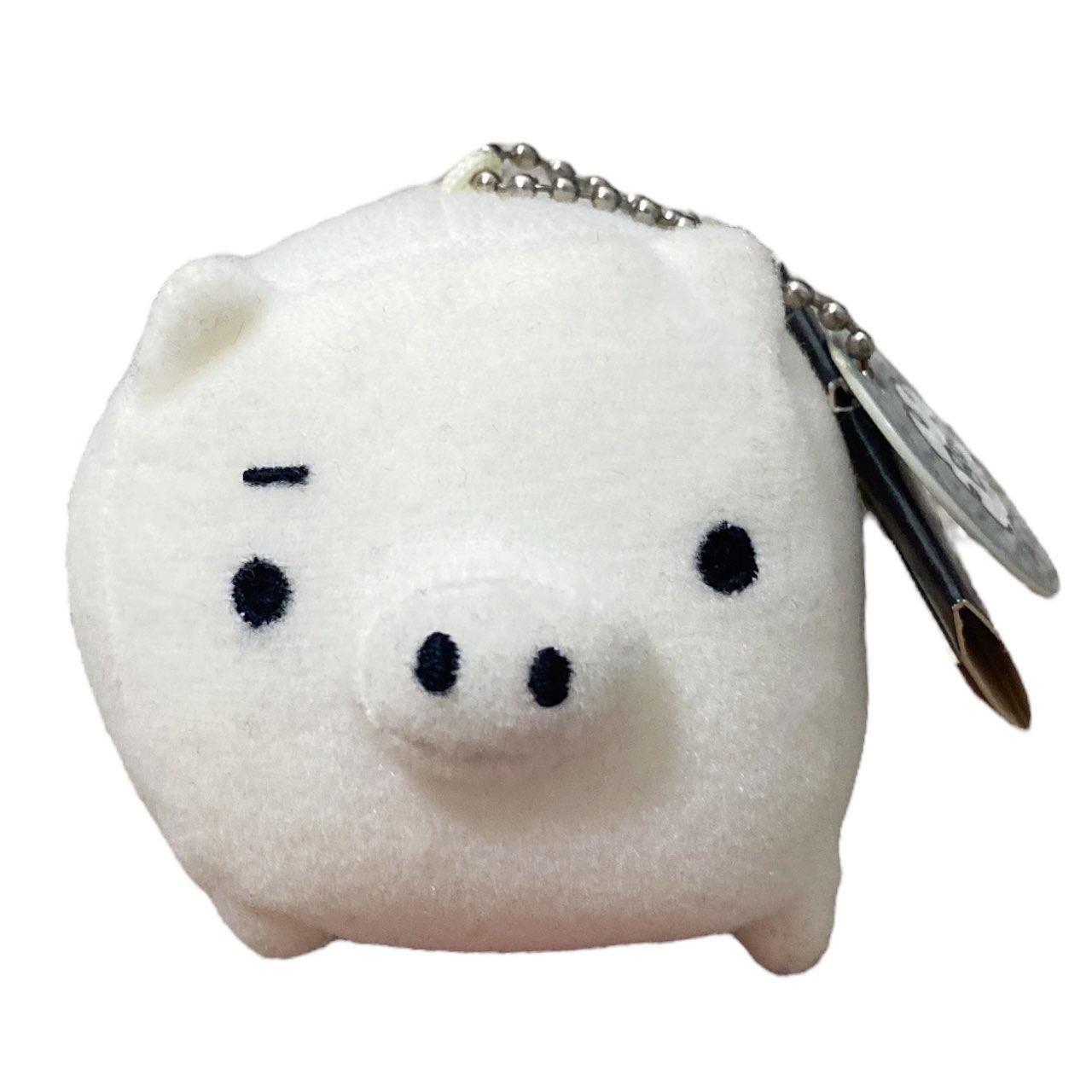 2000s Japan San X Monokuro Boo Plush Keychain. Depop