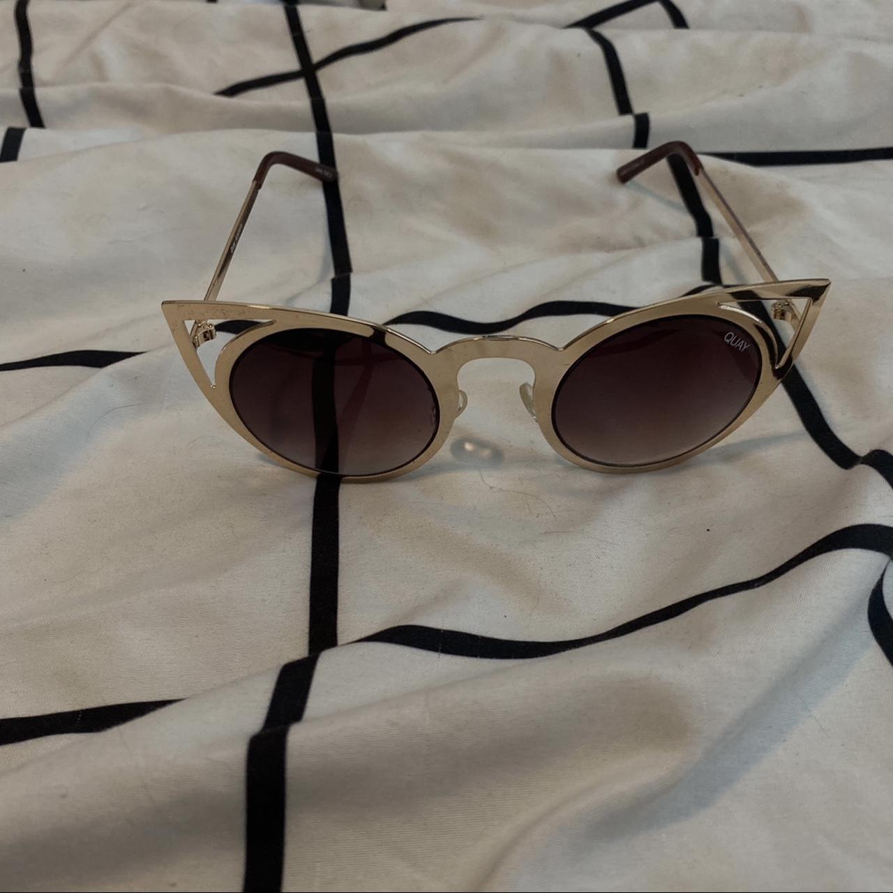 Nordstrom Women's Gold Sunglasses | Depop