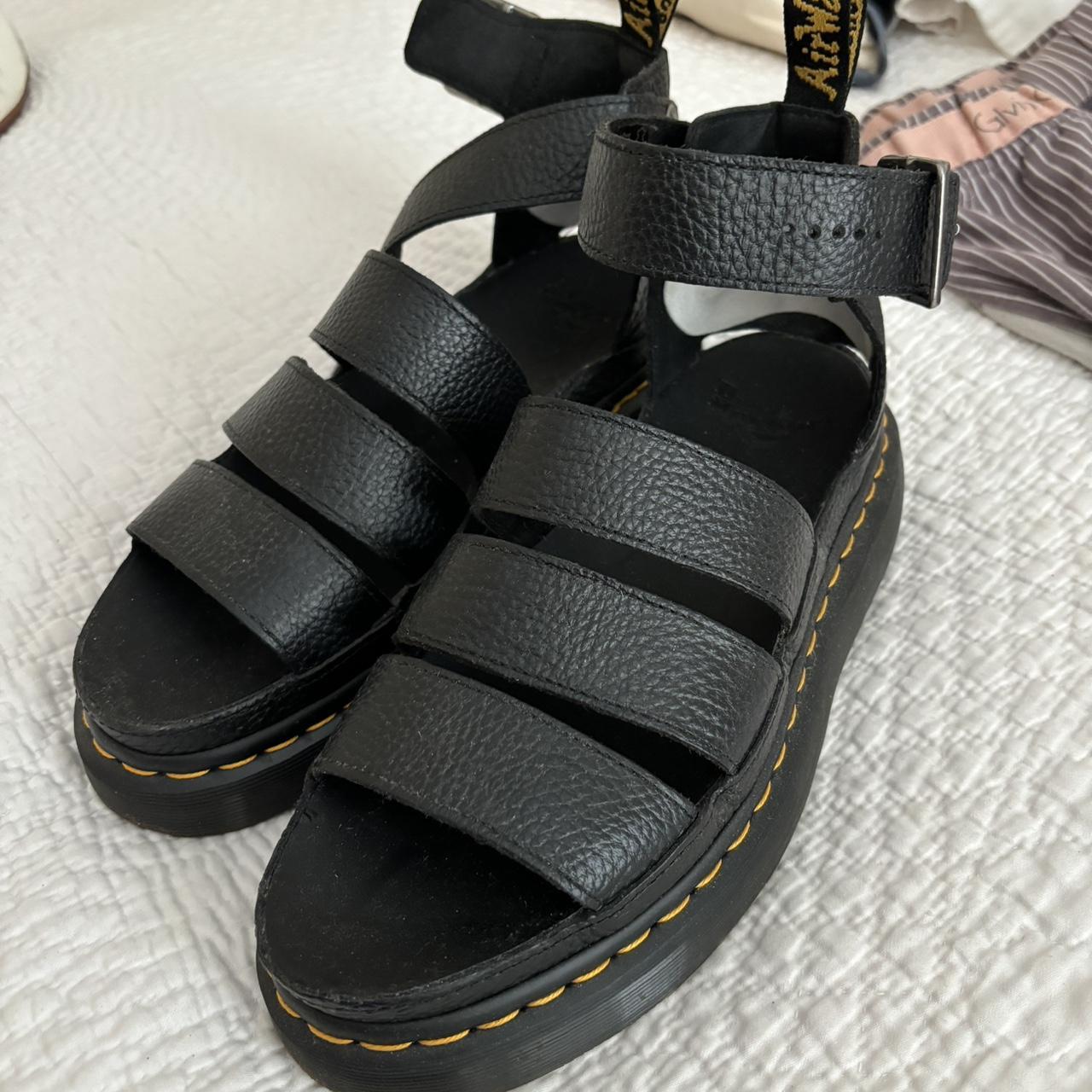 Doc marten Clarissa sandals Size 6 Heel protector... Depop