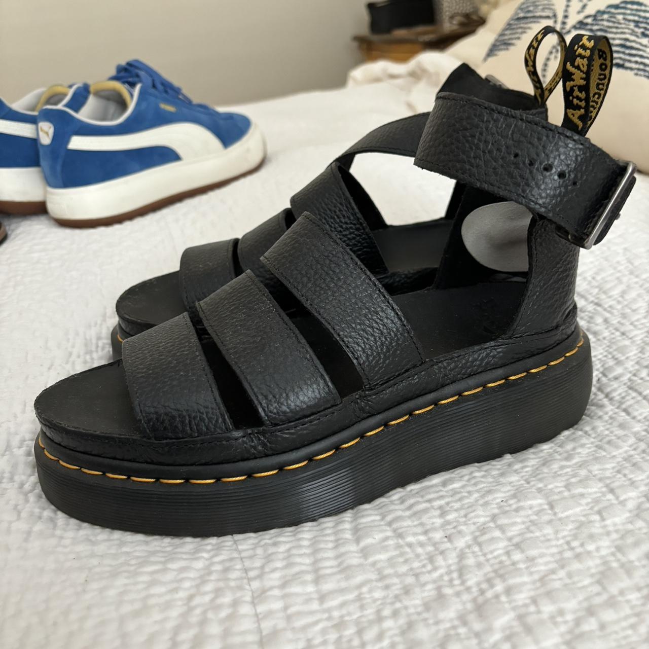 Doc marten Clarissa sandals Size 6 Heel protector... Depop