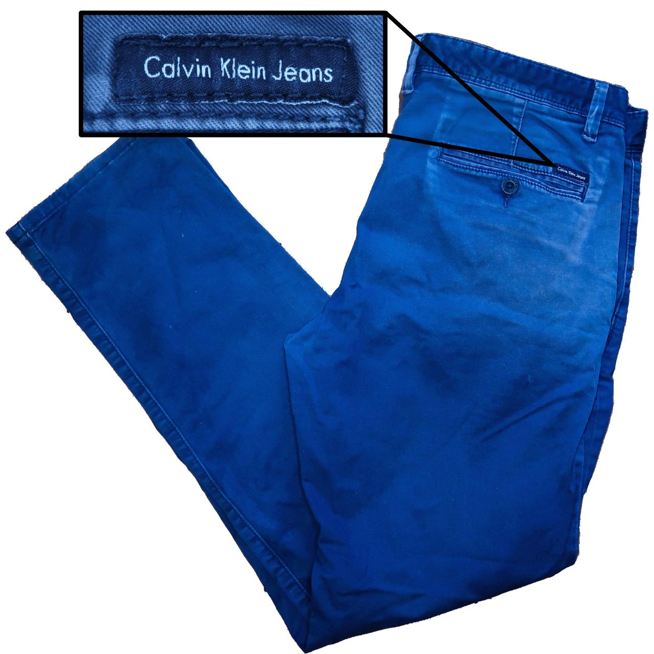Calvin Klein Men's Blue Jeans | Depop