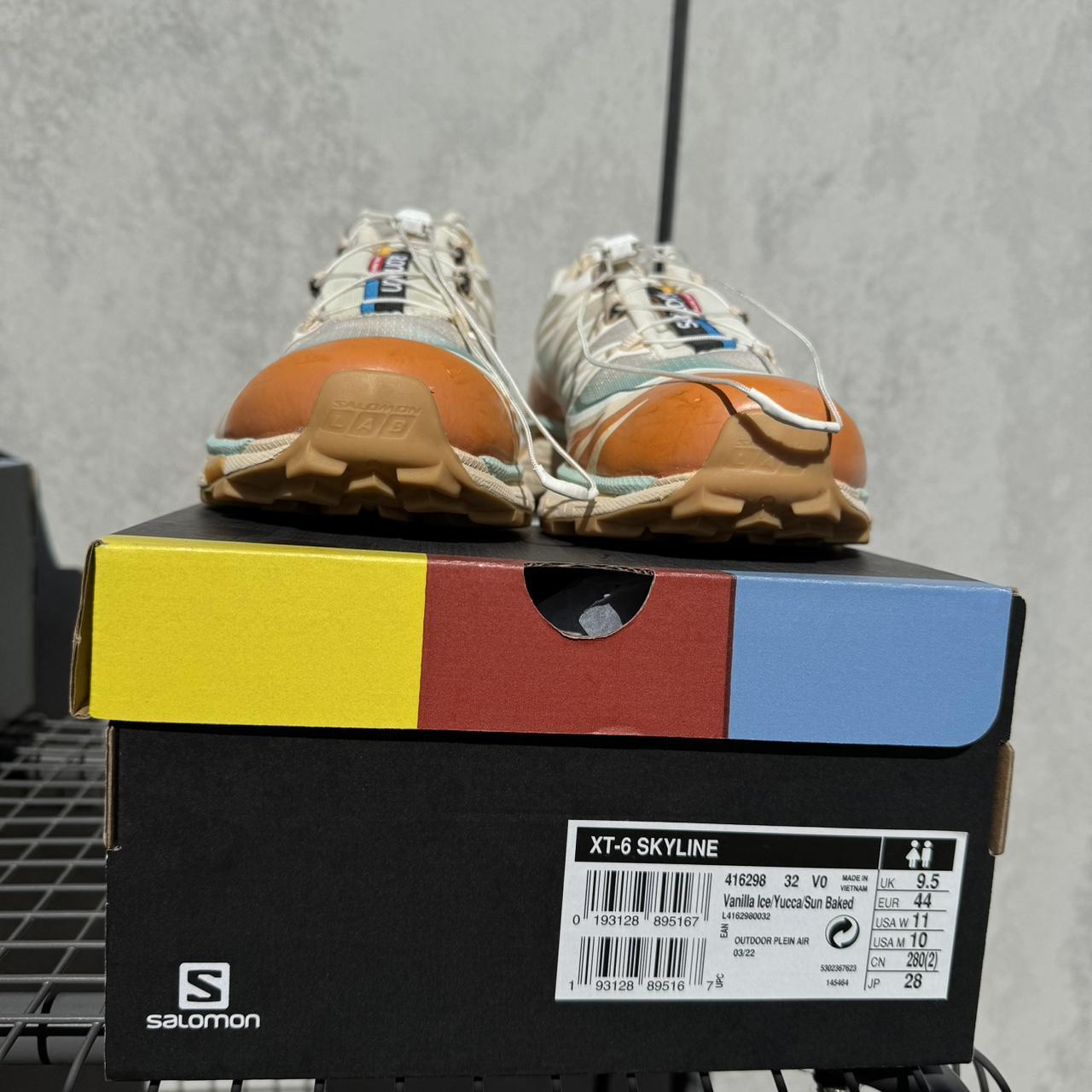 Salomon XT6 Skyline Vanilla Ice/Yucca/Sun Baked Size | Depop