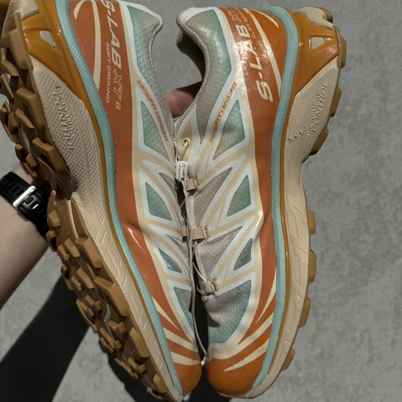 Salomon XT6 Skyline Vanilla Ice/Yucca/Sun Baked Size | Depop