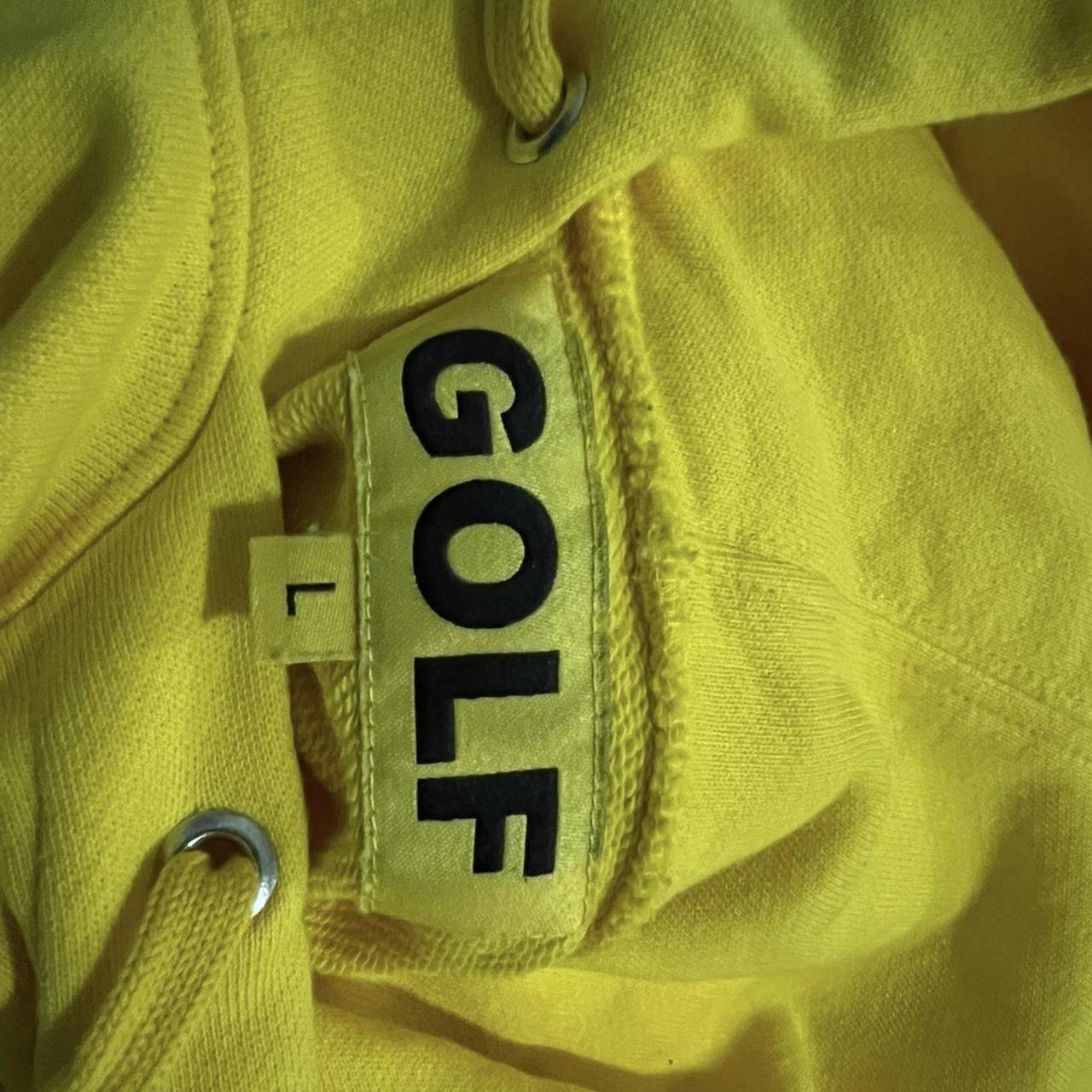 Yellow golf wang discount hoodie