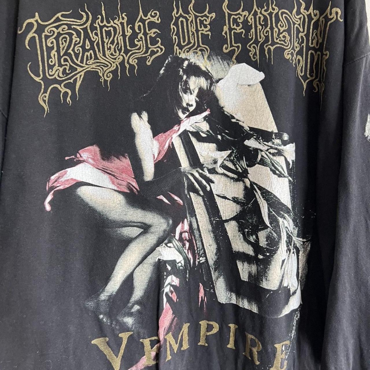 Vintage on sale cradle of filth vempire long sleeve