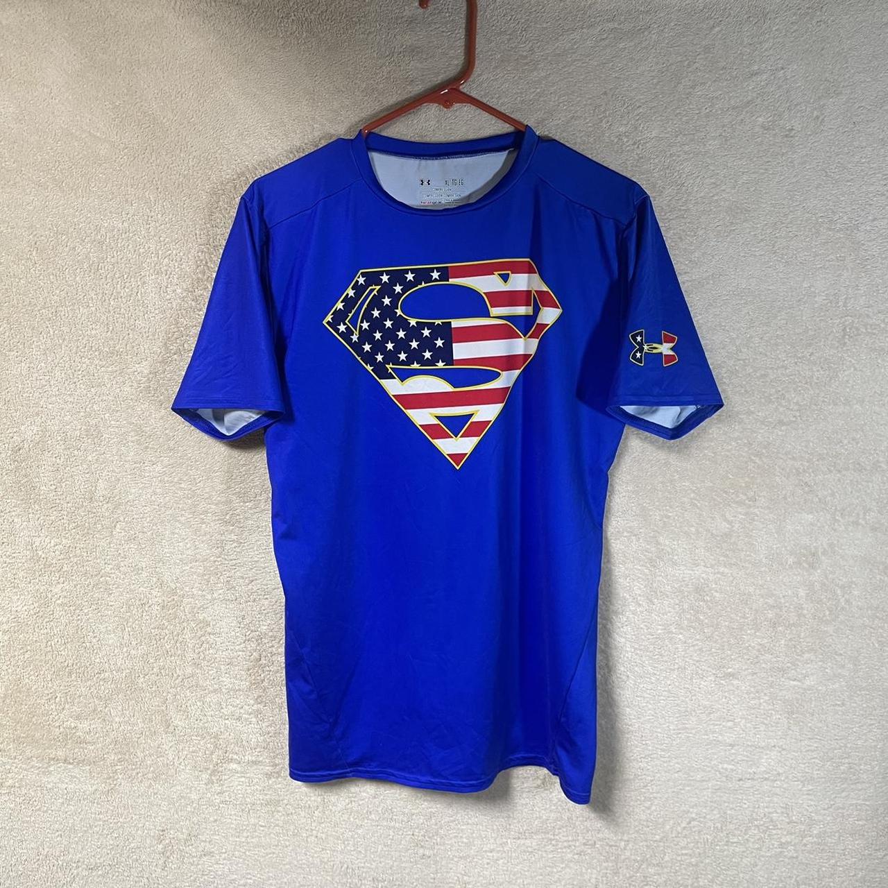 Under armour deals womens superhero shirts