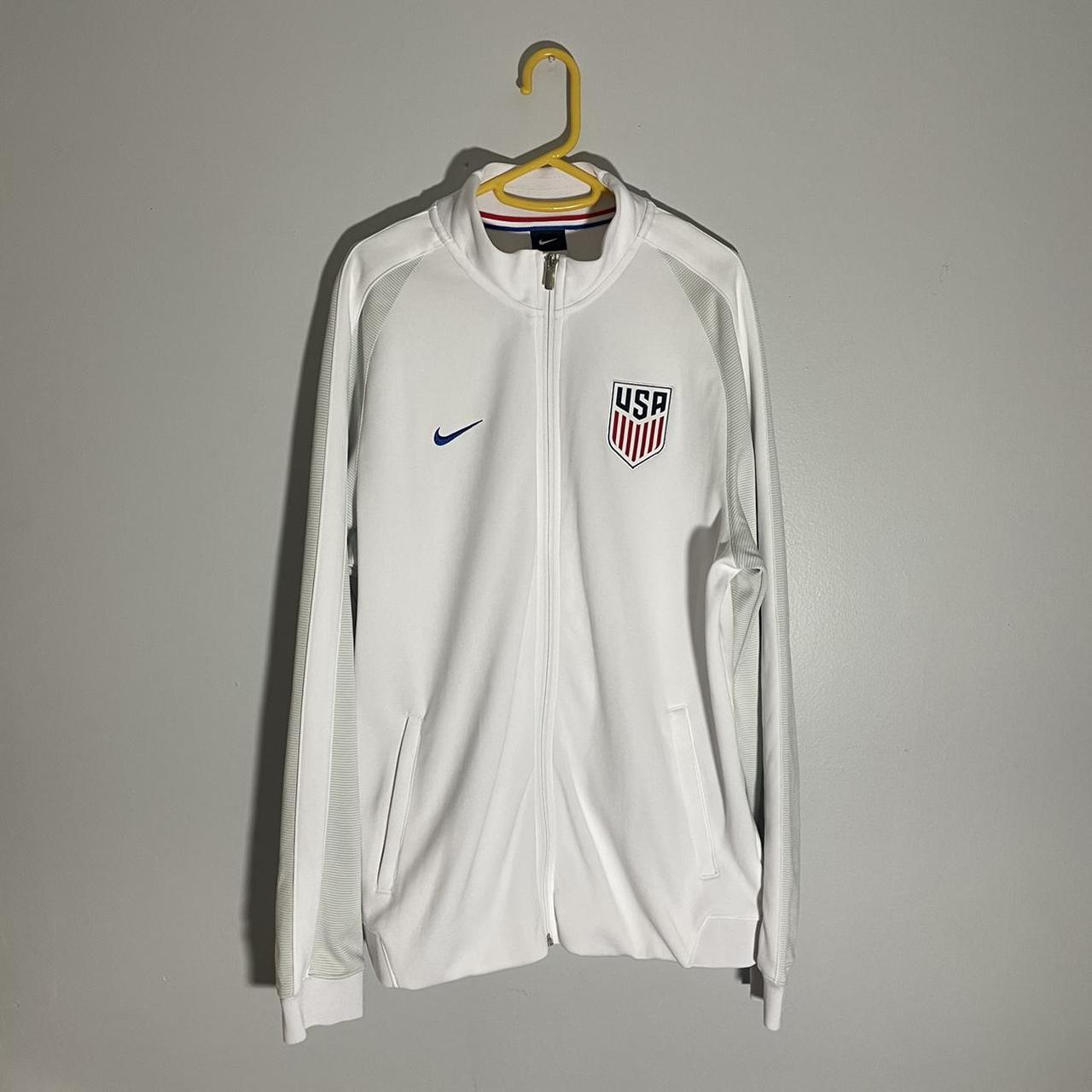 Nike Zip Up USA Track Jacket Mens XL... Depop