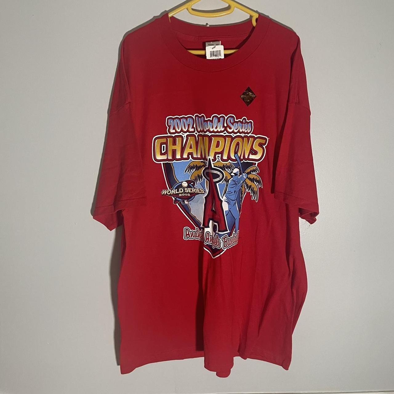 Vtg 2002 Angeles World Series Champions shirt Size - Depop
