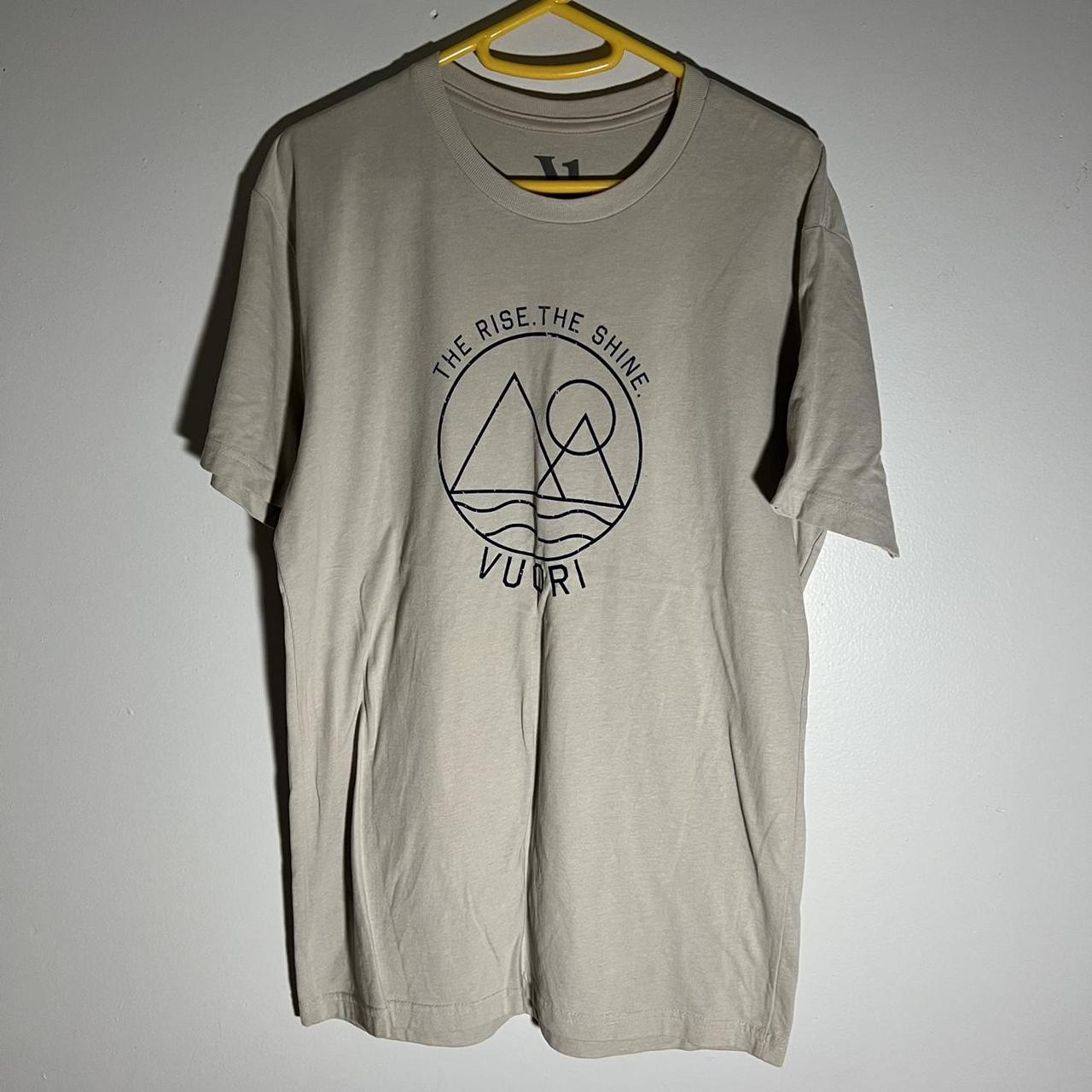 Vuori Men's Cream Tshirt Depop