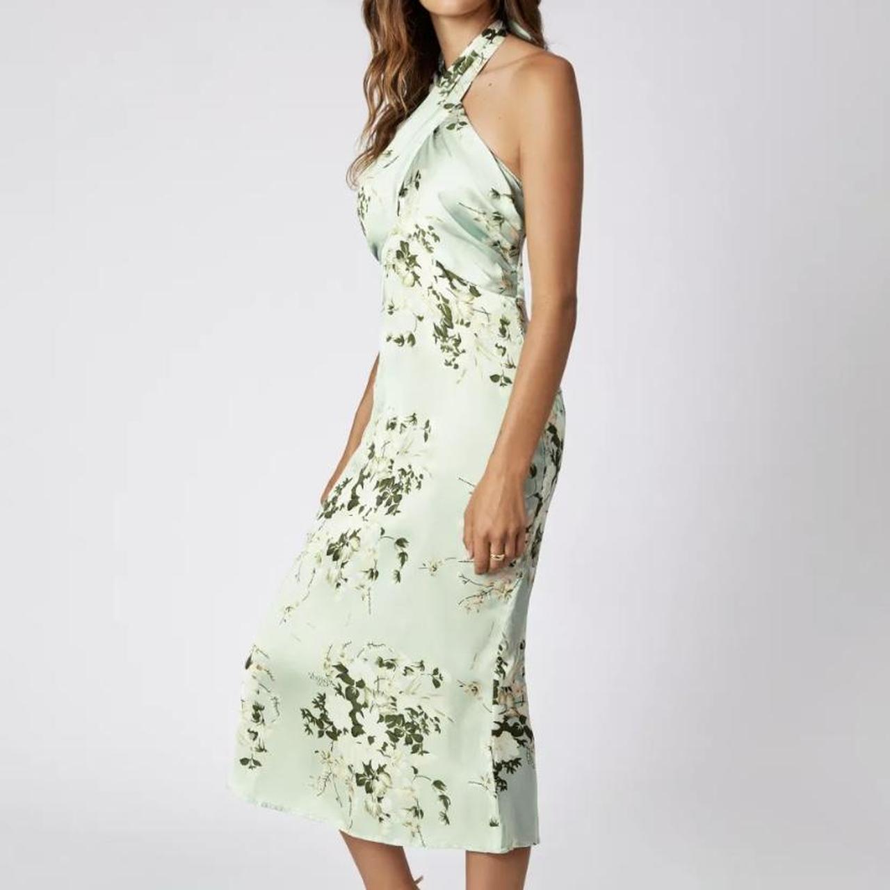 Cider Women's Green Dress Depop