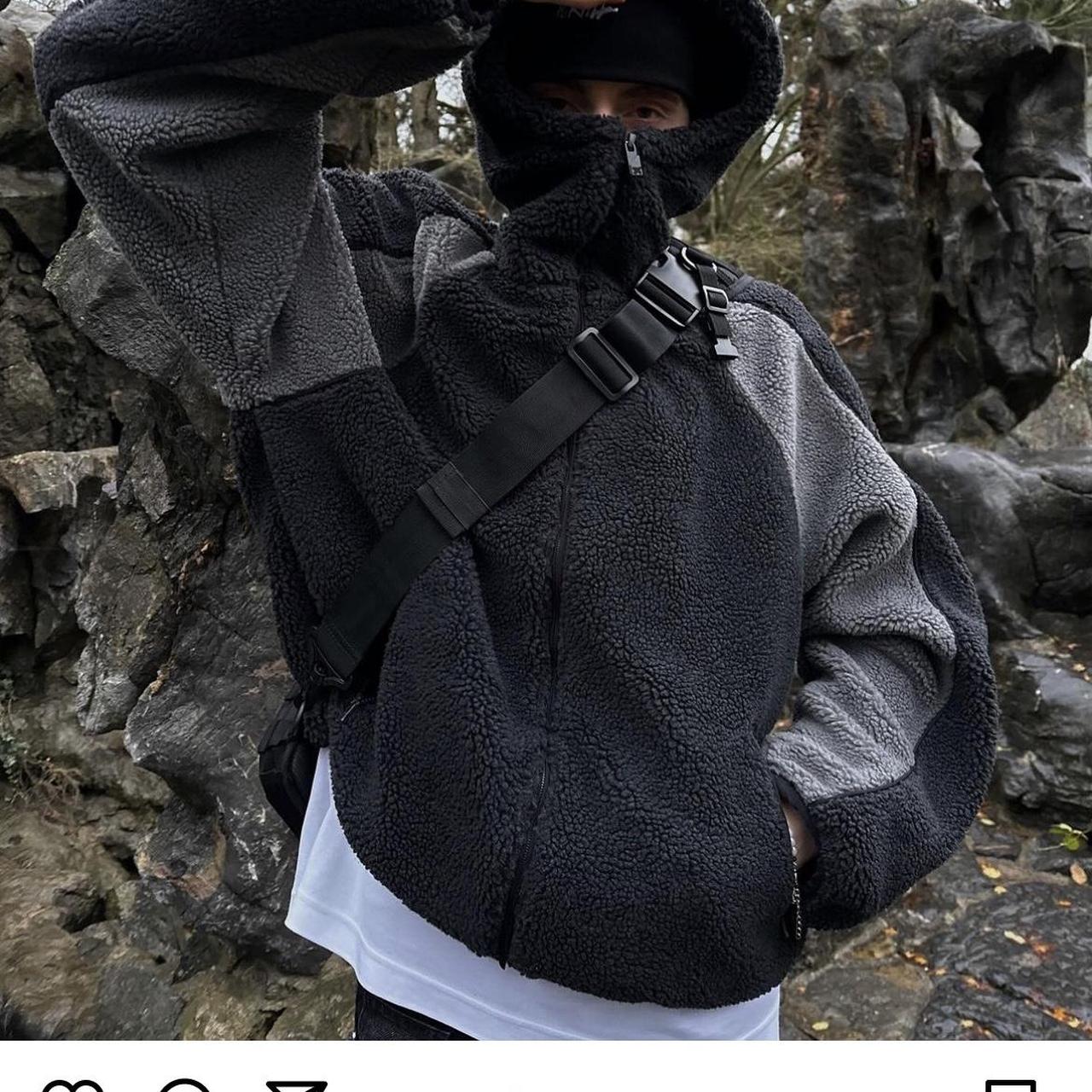 MERTRAMERTRA yeti fleece colour - black size -... - Depop