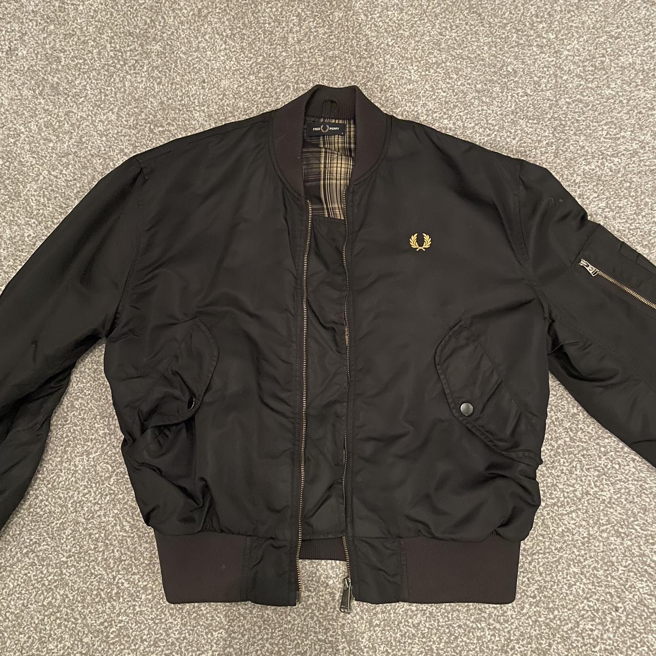 Men s Fred Perry quilted bomber jacket. Bought for. Depop