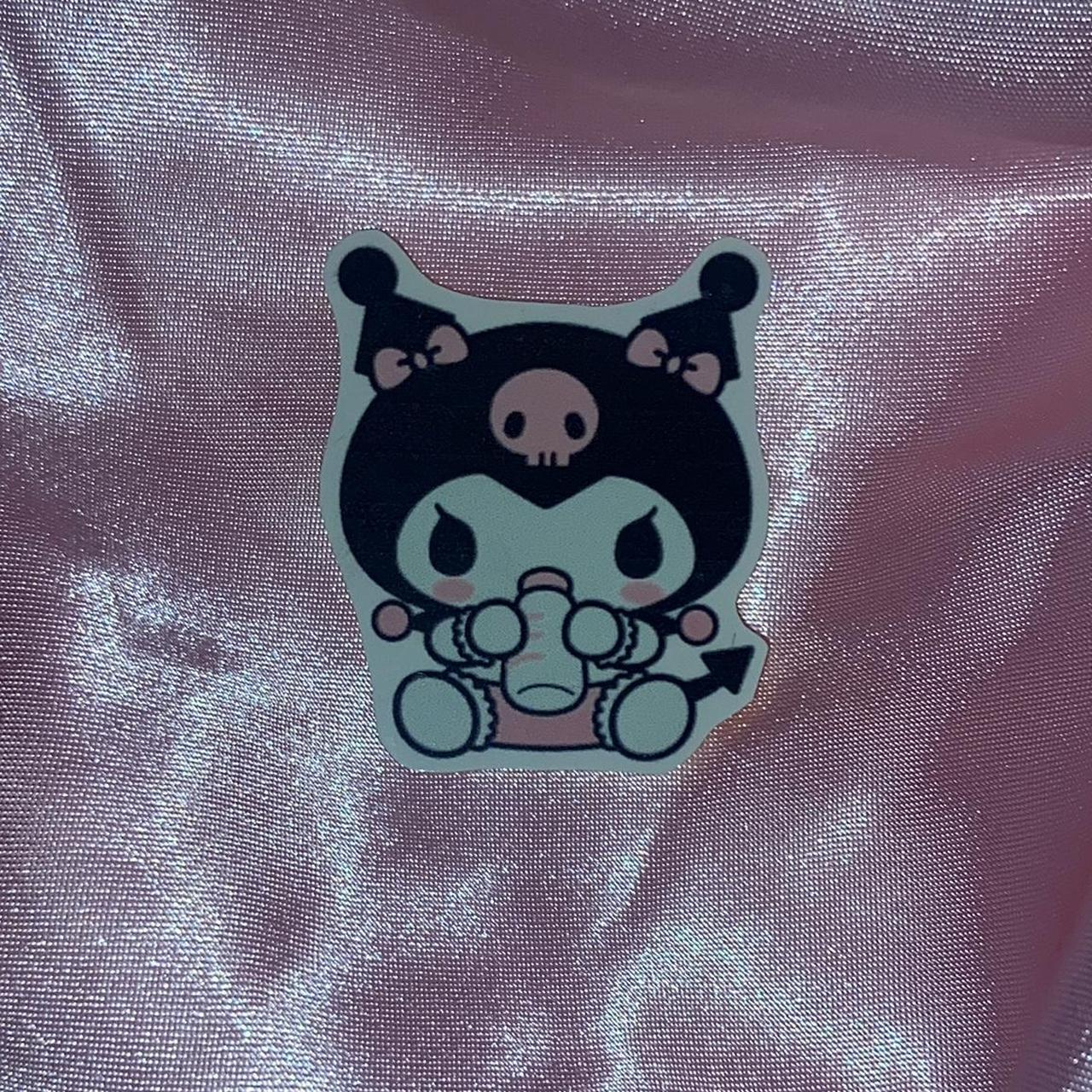 baby kuromi sticker made by me ♡ size reference in... - Depop