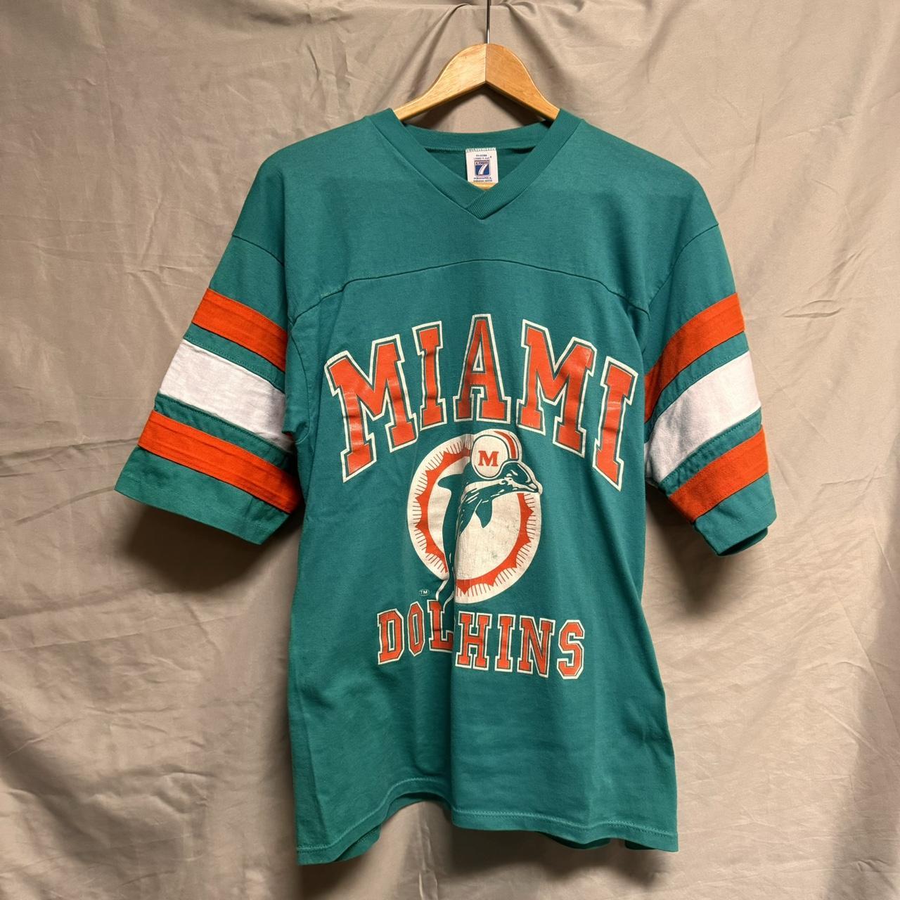 Free shipping Vintage Miami dolphins jersey - Depop